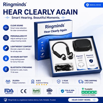 🌎Ends Today: 88% OFF!⏰👂Revitalize your ears again💖 💥 LIMITED TIME OFFER!🔥Advanced Bone Conduction Smart Hearing Aid