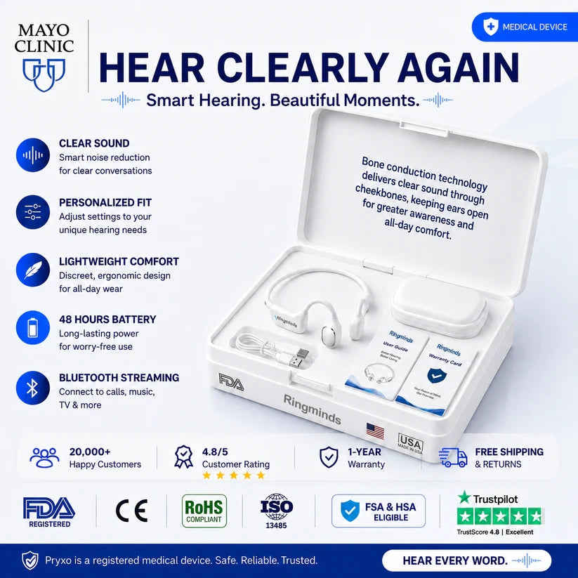 🌎Ends Today: 88% OFF!⏰👂Revitalize your ears again💖 💥 LIMITED TIME OFFER!🔥Advanced Bone Conduction Smart Hearing Aid